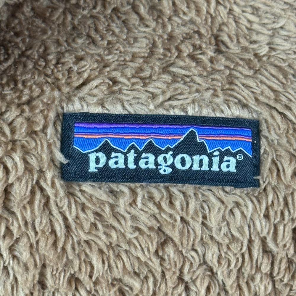 Patagonia Los Gatos Fleece Pullover Womens L Brown 1/4 Zip Sherpa Cozy #25235 - Picture 4 of 11